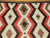 Vintage Native American Navajo Rug in White, Red, Brown, Chocolate, The Persian Knot, SKU 2066