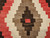 Vintage Native American Navajo Rug in White, Red, Brown, Chocolate, The Persian Knot, SKU 2066