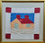 Vintage American Embroidered Crib Quilt | House Motif Framed