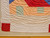 Vintage American Embroidered Crib Quilt | House Motif Framed | In-Room View