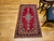 Vintage Persian Kashan Area Rug in Red, Navy, Blue, Ivory, Green,  @thepersianknot  , SKU 2073