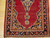 Vintage Persian Kashan Rug 3x5 | Red Manchester Style | Lower Section Detail