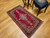 Vintage Persian Kashan Area Rug in Red, Navy, Blue, Ivory, Green,  @thepersianknot  , SKU 2073