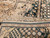 Vintage Afghan Silk Rug in Geometric Medallion Pattern in Ivory, Green, Brown, Yellow, Black, The Persian Knot, SKU 2071