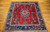 Vintage Room Size Square Persian Hamadan in Red, French Blue, Green, Pink,  @thepersianknot  , SKU 2072