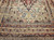 19th Century Persian Kerman Lavar in Floral Pattern in Ivory, Red, Pale Yellow, Navy, Blue, The Persian Knot, SKU 2001