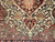 19th Century Persian Kerman Lavar in Floral Pattern in Ivory, Burgundy, Pale Yellow, Navy, Blue, The Persian Knot, SKU 2028