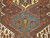 Antique Persian Qashqai Tribal Rug 4x6 | Triple Medallion | In-Room View 2