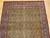 Antique Persian Tabriz Rug 5x6 | Chartreuse Paisley | Top Section Detail