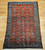 Vintage Persian Malayer in All Over Geometric Pattern in Rust, Blue,  @thepersianknot  , SKU 2075