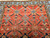 Vintage Persian Malayer in All Over Geometric Pattern in Rust, Blue,  @thepersianknot  , SKU 2075
