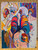 Vintage Fabric Wall Art | Textile | In-Room View 3
