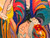 Vintage Fabric Wall Art | Textile | In-Room View