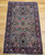 Vintage Persian Kerman Lavar Area Rug in Ivory, Blue, Pink, Red,  @thepersianknot  , SKU 2091