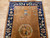 Antique Chinese Art Deco Rug 3x5 | Caramel Vase | Top Section Detail