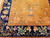 Antique Chinese Art Deco Rug 3x5 | Caramel Vase | Border Detail