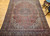 Early 20th Century Persian Kashan in Floral Pattern in Rust, Ivory, Navy, Pink, Green, Blue, @thepersianknot, SKU 2106