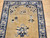 Vintage Chinese Art Deco Rug 4x6 | Vase Tan Field | Lower Section Detail