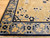 Vintage Chinese Art Deco Rug 4x6 | Vase Tan Field | Center Field Close-Up