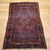 Antique Persian Sarouk Rug 3x5 | Red Floral | Center Section Detail