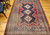 Vintage Afshar Tribal Area Rug in Geometric Pattern in Navy, Red, Blue, @thepersianknot  , SKU 2114