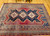 Antique Persian Afshar Tribal Rug 6x7 | Navy Geometric | In-Room View 7
