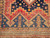 Antique Persian Afshar Tribal Rug 6x7 | Navy Geometric | Border Detail