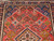 Vintage Persian Joshegan Area Rug in Rust Red, French Blue, Green, Ivory,  @thepersianknot  , SKU 2120