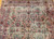 Vintage Persian Kerman in Vase Pattern in Ivory, Turquoise, Yellow, Red,  @thepersianknot  , SKU 2129