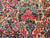 Vintage Persian Kerman in Vase Pattern in Ivory, Turquoise, Yellow, Red,  @thepersianknot  , SKU 2129