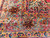 Vintage Persian Kerman in Vase Pattern in Ivory, Turquoise, Yellow, Red,  @thepersianknot  , SKU 2129