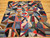 Antique American Crazy Quilt | Victorian 19th Century | Center Section Detail