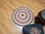 Antique American Round Braided Rug 1940s | Vibrant | In-Room View 2