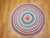 Antique American Round Braided Rug 1940s | Colorful | Top Section Detail