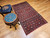 Vintage Moroccan Kilim 3x7 | Bold Geometric | In-Room View