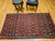 Vintage Moroccan Kilim 3x7 | Bold Geometric | Border Detail