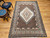 Vintage Moroccan Rug in Geometric Medallion Pattern in Brown, Ivory,  @thepersianknot  , SKU 1616