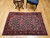 Vintage Persian Malayer in All-Over Pattern in Ivory, Blue, Navy, Red,  @thepersianknot  , SKU 2164