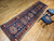 Antique Persian Heriz Serapi Runner 3x12 | Navy Green | In-Room View 4