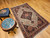 19th Century Persian Farahan Sarouk in Floral Pattern in Ivory, Blue,  @thepersianknot  , SKU 2190