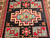Vintage Persian Kurdish Rug 3x5 | Kazak Style Medallion | Center Field Close-Up