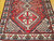 Vintage Persian Shiraz Rug 5x10 | Three Medallion Red | Lower Section Detail