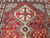 Vintage Persian Shiraz Tribal Area Rug in Red, Ivory, Blue, The Persian Knot, SKU 1338