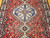 Vintage Persian Shiraz Tribal Area Rug in Red, Ivory, Blue, The Persian Knot, SKU 1338