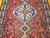 Vintage Persian Shiraz Rug 5x10 | Three Medallion Red | Center Section Detail