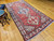 Vintage Persian Shiraz Tribal Area Rug in Red, Ivory, Blue, The Persian Knot, SKU 1338