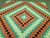 Vintage Amish Quilt | Sunshine and Shadows Lancaster County | Center Field Close-Up