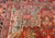 Vintage Persian Persian Heriz Serapi in Blue, Navy, Rust, Yellow, Pink,  @thepersianknot  , SKU 2191