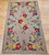 Vintage Hooked Rug | Handwoven | Full View on Floor