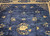 Antique Chinese Art Deco Rug 9x11 | Navy Butterfly | Top Section Detail